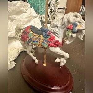 14 carousel horses lot some are Lenox collectibles